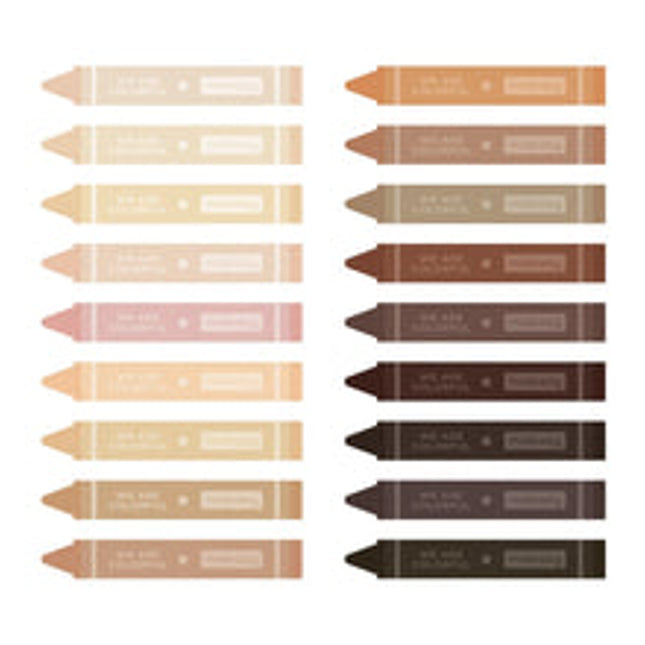 we are colourful skin tone drawing set