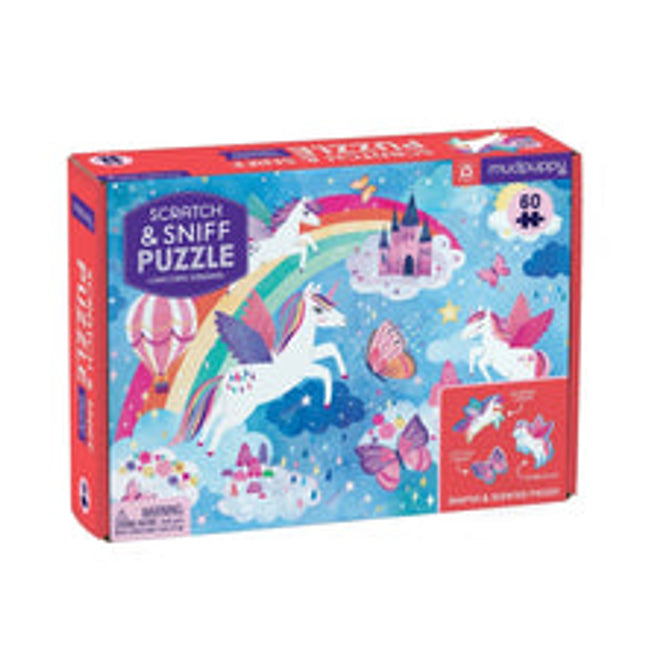 unicorn dreams scratch and sniff puzzle