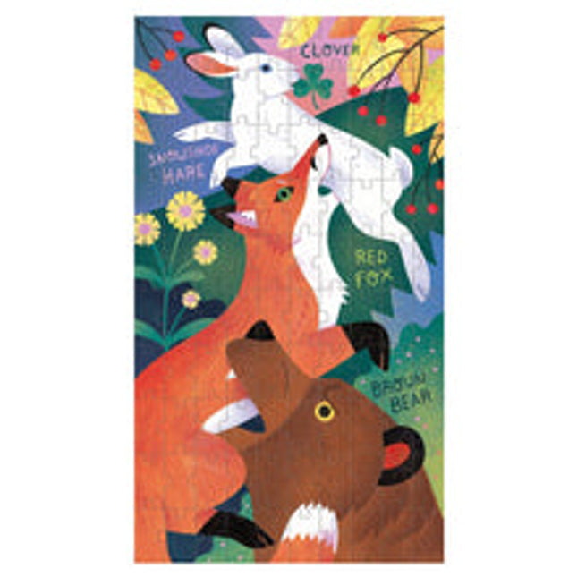 wild food chain science puzzle set