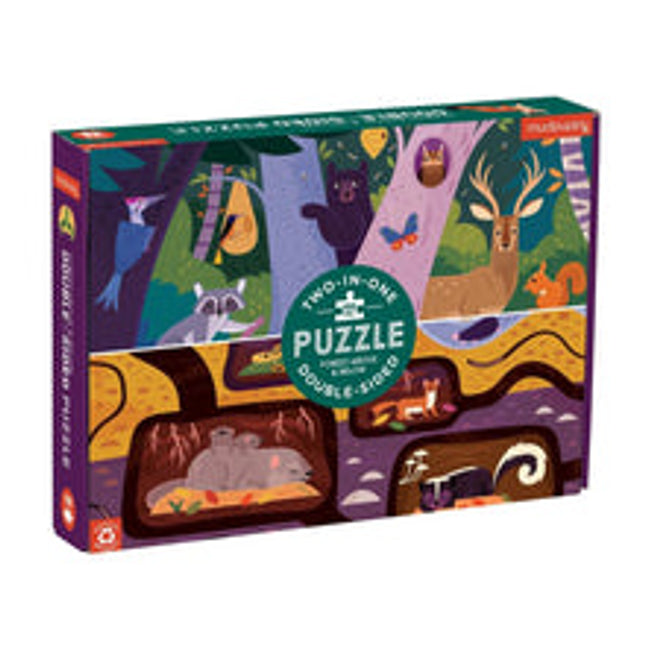 forest above and below 100 pc double sided puzzle