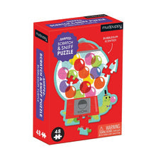 bubblegum turtle 48 piece scratch and sniff shaped mini puzzle