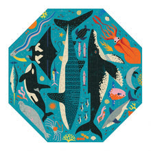 octagon shaped puzzle ocean life to scale