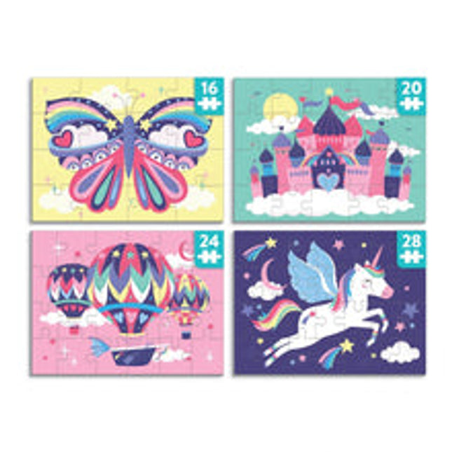 unicorn magic level up puzzle set