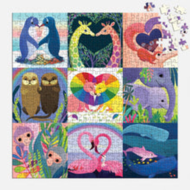 love in the wild 500 pc family puzzle