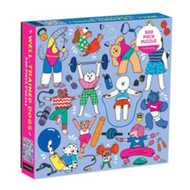 well trained dogs 500 pc family puzzle