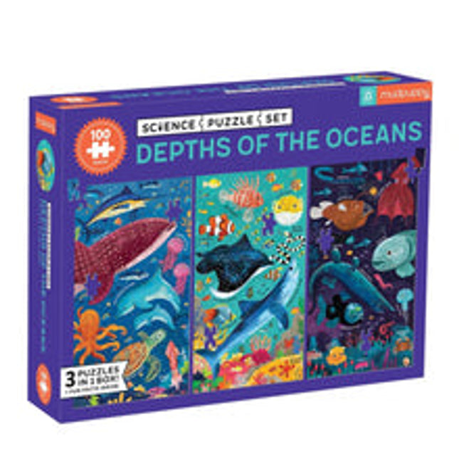 depths of the oceans science puzzle set