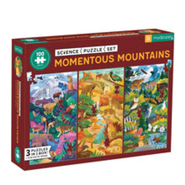 momentous mountains science puzzle set