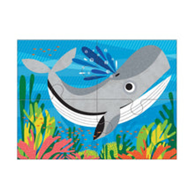 4 in a box puzzle sets ocean friends