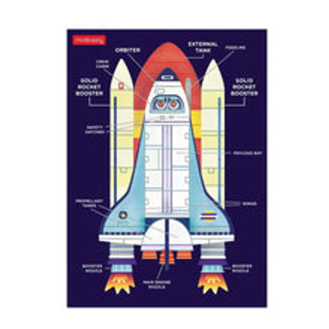 space shuttle 48 pc mini puzzle