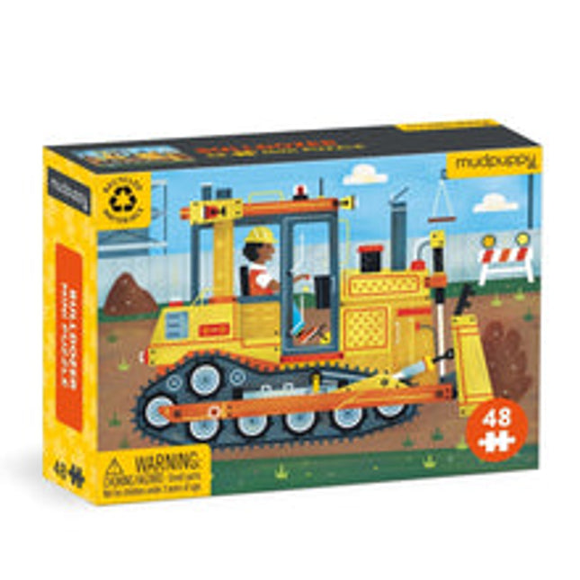 bulldozer 48 pc mini puzzle