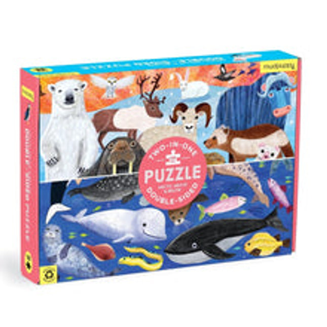 arctic above below 100 pc double sided puzzle