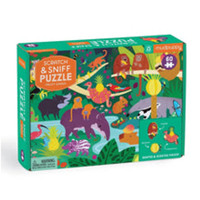 fruity jungle scratch and sniff 60 pc puzzle