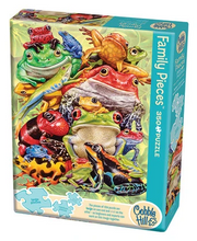 frog pile 350 pc 3 assorted puzzle sizes family