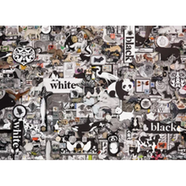 black and white animals puzzle 1000 pcs