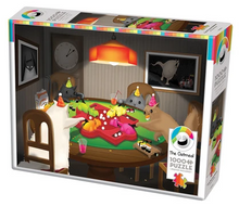 cats playing hippos puzzle 1000 pcs