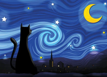 mrowwy night puzzle 500 pcs
