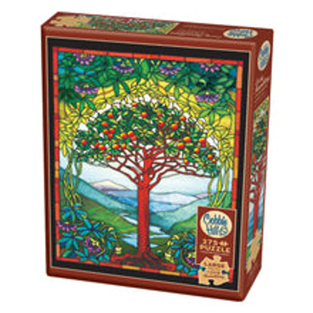tree of life stained glass 275 pc easy handling puzzle