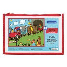 on the train pouch puzzle