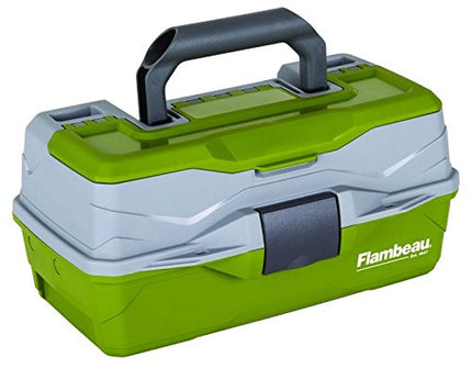 flambeau 1 tray classic tackle box green 2