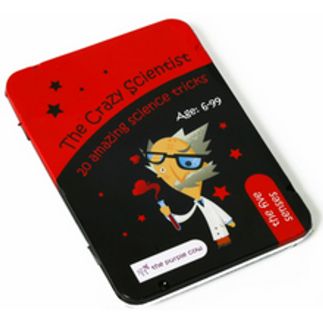 crazy scientist 3 tin boxed activity set the five senses