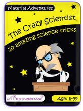 crazy scientist material adventure activity cards 20 experiments