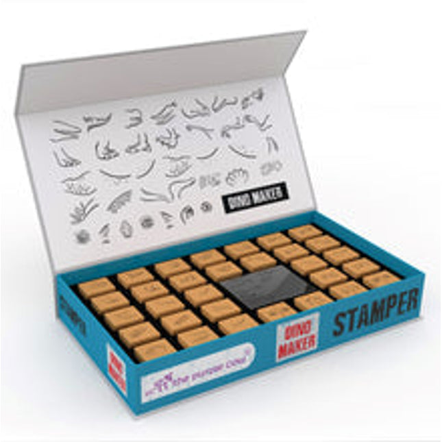 dino maker stamp kit 35 stamps