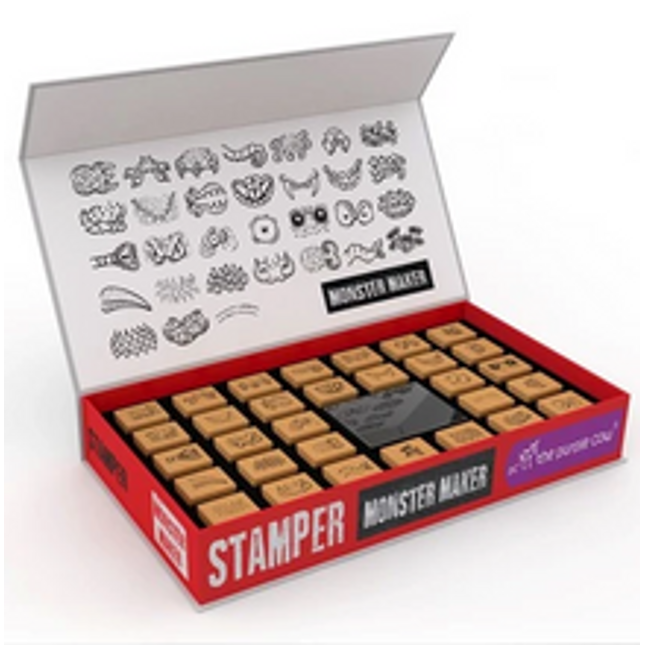monster maker stamp kit 35 stamps