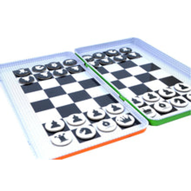 travel game tin chess
