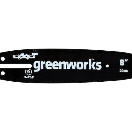 green works pole saw g max 40 v replacement chain guide bar