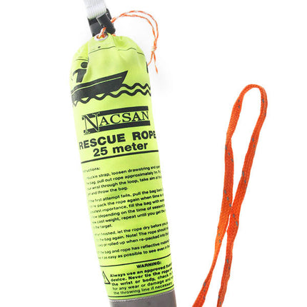 nacsan rescue throw bag 25m rope