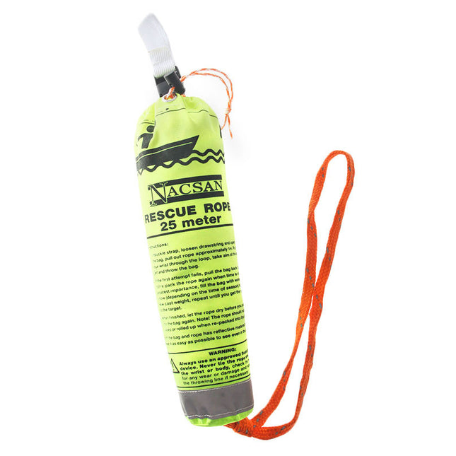 nacsan rescue throw bag 25m rope