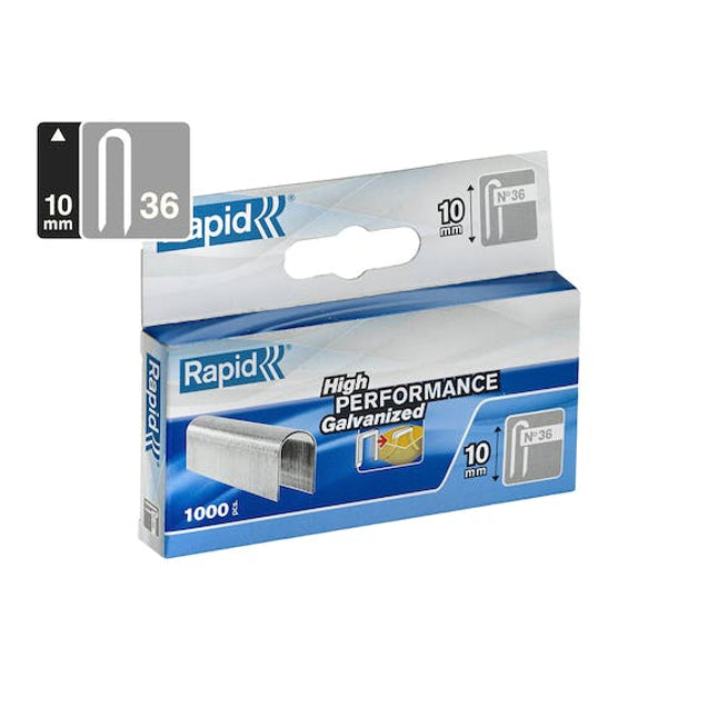 rapid mini cable staples 36 10 pack of 1000