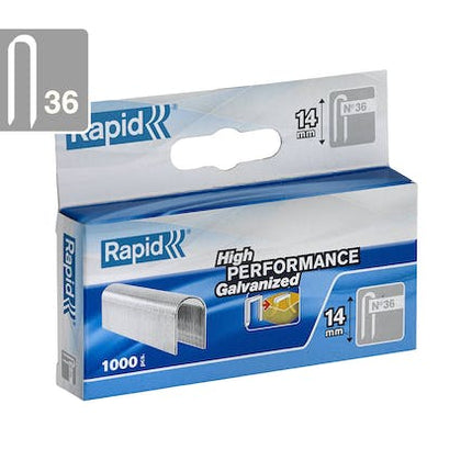 rapid mini cable staples 36 14 pack of 1000