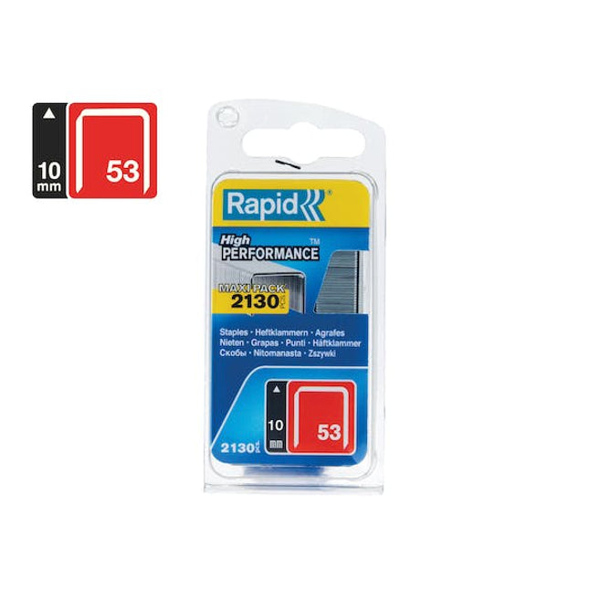 rapid finewire staples galvanised 53 10 pack of 2130