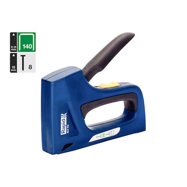 rapid alu 740 aluminium dual staple gun