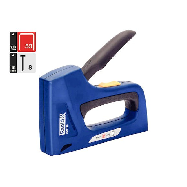 rapid alu 753 aluminium dual staple gun