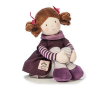 evie small rag doll 35 cm mauve dress