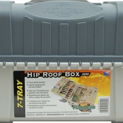 FLAMBEAU HIP ROOF BOX LRG CAP 7 TRAY – Onecheq FLAMBEAU HIP ROOF BOX LRG CAP 7 TRAY – Onecheq