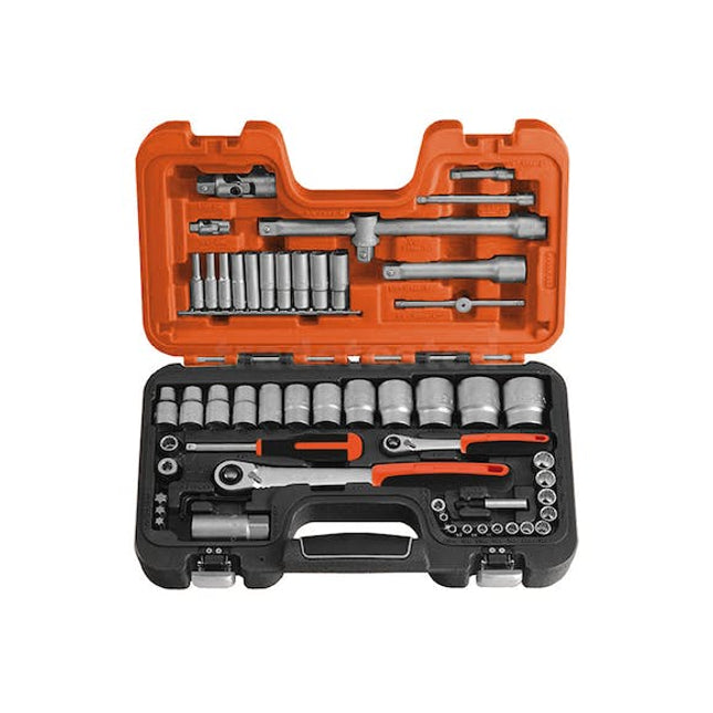 bahco 56 piece 1 4 1 2 drive socket set
