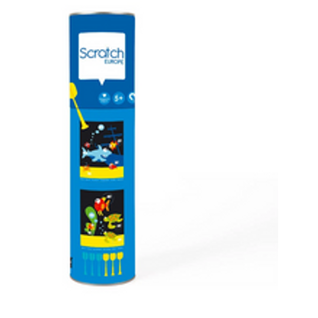 scratch darts small sea life 24 x 30 cm 2 sided printing