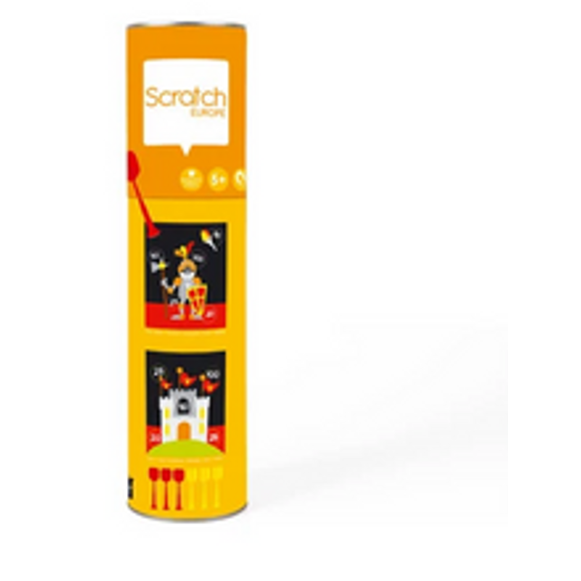 scratch darts small knight magnetic 24 x 30 cm 2 sided printing