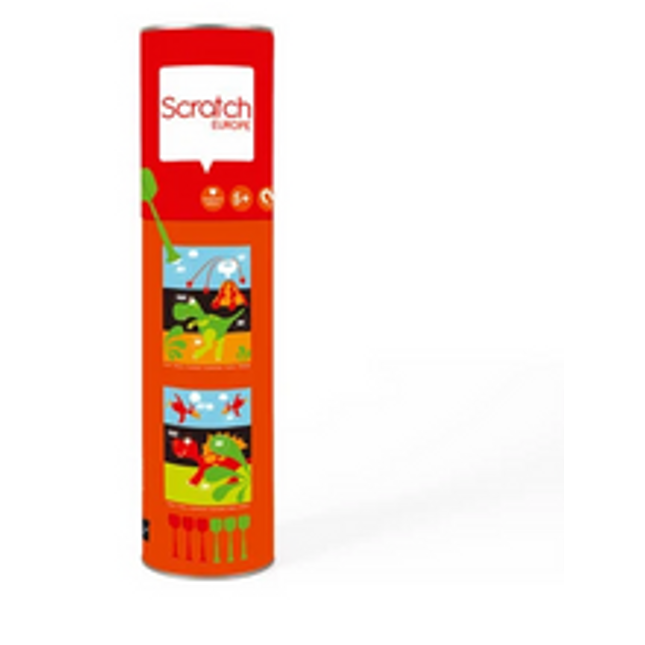 scratch darts small dinosaur magnetic 24 x 30 cm 2 sided printing