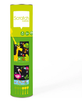 scratch darts small zoo magnetic 24 x 30 cm 2 sided printing