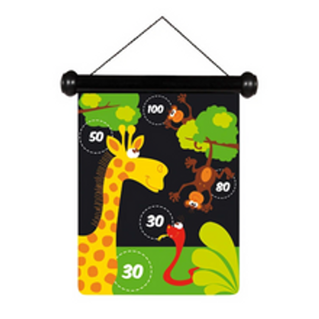 scratch darts small zoo magnetic 24 x 30 cm 2 sided printing