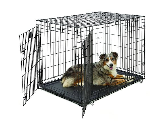 Fetch Dog Crate Cage Double Door Foldable - X-Large – Onecheq