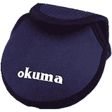 okuma neoprene spin reel bag 25 55 size