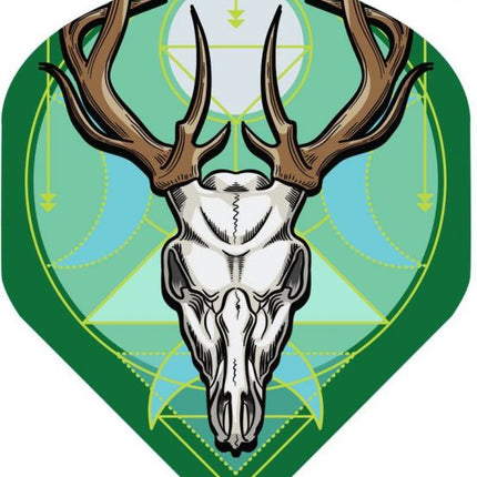 shot cell stag dart flight set std 2