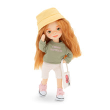 sweet sisters sunny in a green sweatshirt