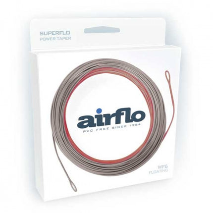 airflo super flo power taper wf6f grey