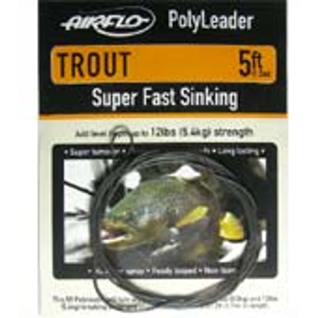 airflo p leader trout super fast sink 50